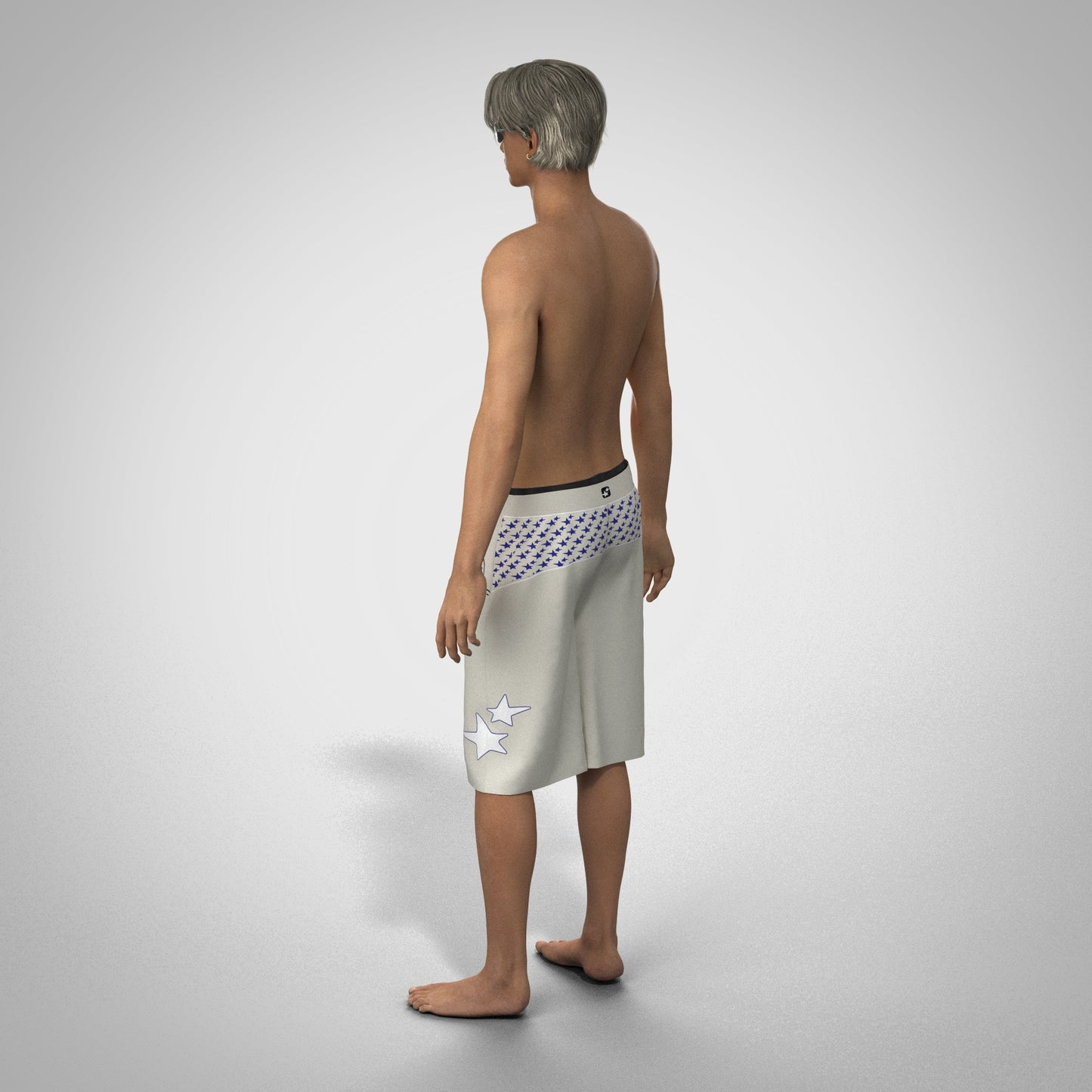 StarFlair Short in "Pearl/Purple"